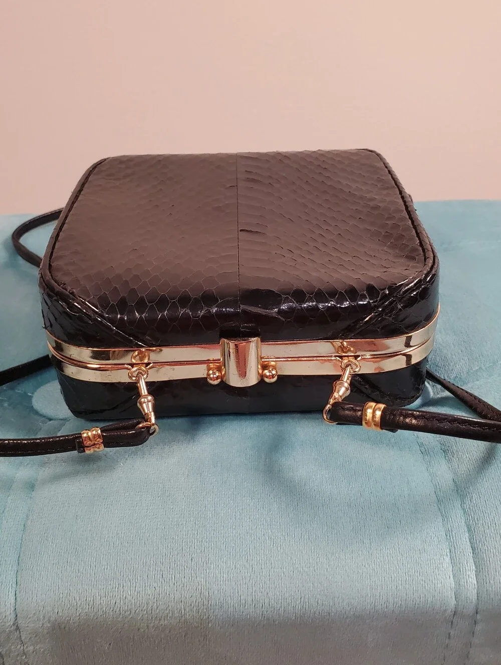Rosato - Vintage - Genuine Snake Skin  - Shoulder Bag